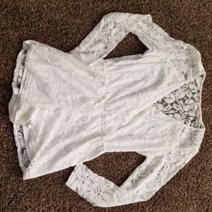 White Lace Romper